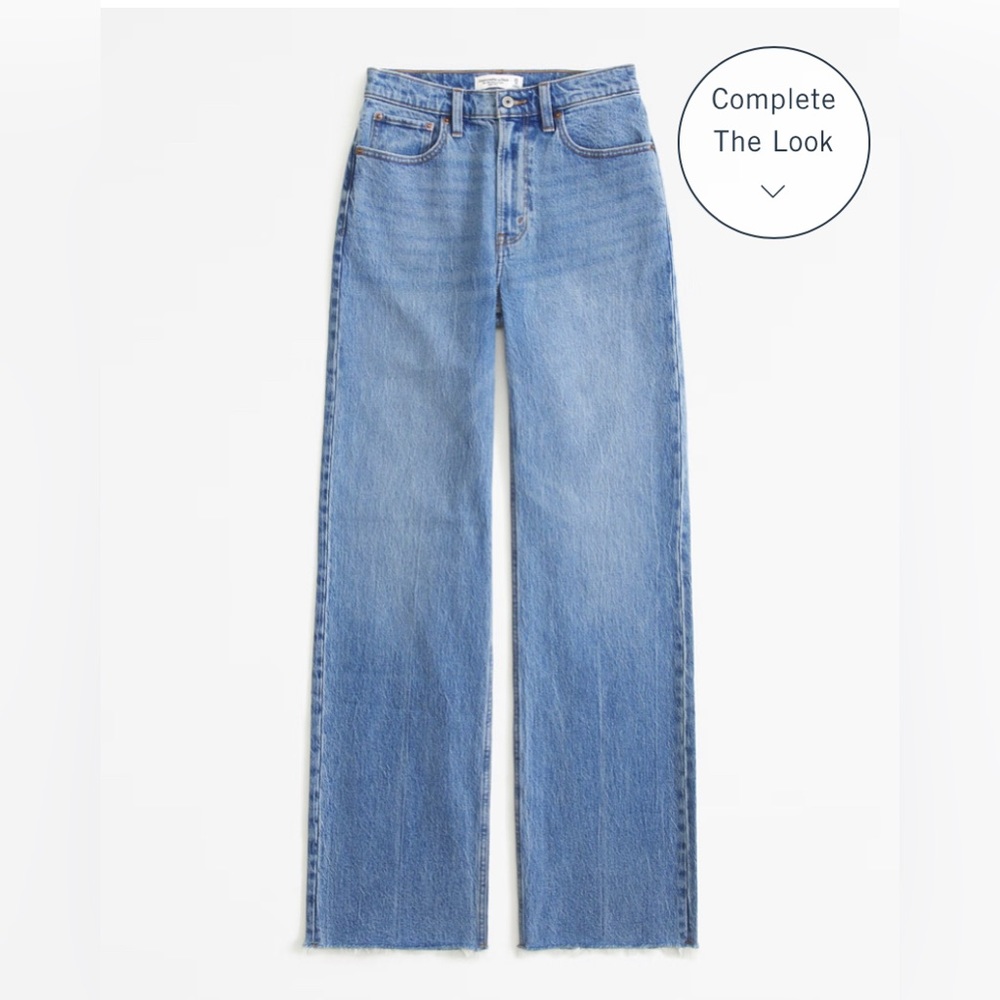 Abercrombie and Fitch 90s Relaxed Jeans High Rise